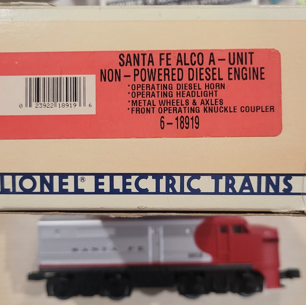 Lionel Sanra Fe Alco A Unit Non Powered Diesel Engine - Picture 2 of 2